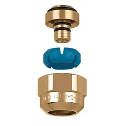 Raccord 2 pièces à compression, Caleffi Darcal 680, laiton, 3/4", convient pour matière synthétique-composite